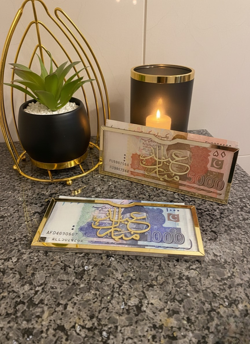 Luxury Acrylic Eidi Holder – Make Your Eid Gifts Memorable